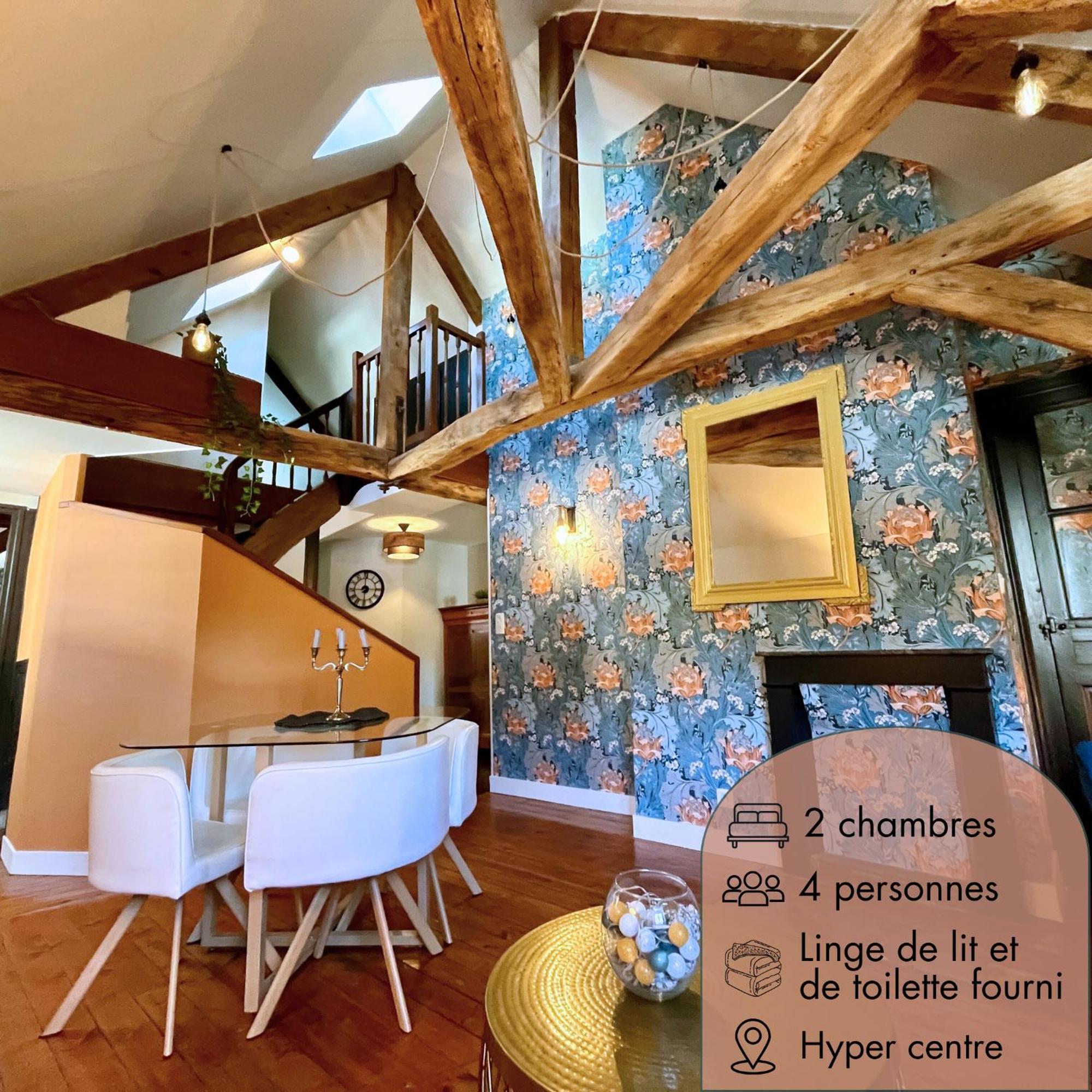 Le Gatsby - Duplex Art Deco Au Coeur De Blois Apartment Ngoại thất bức ảnh